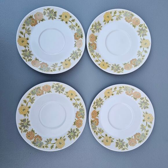 Vtg China Noritake Japan Sunny Side 9003 Floral Pattern Lot 8 piece Cups Saucer - Picture 8 of 11